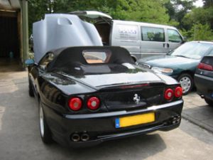 auto airco service marx onderhoud aan Ferrari