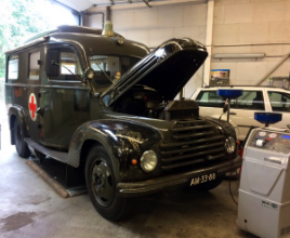 auto airco reparatie aan oldtimer